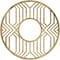 Ekena Millwork Empire Architectural Grade PVC Pierced Ceiling Medallion, Antiqued Brass, 28"OD x 10 1/4"ID x 3/4"P CMPP28EPABS - alternate 1